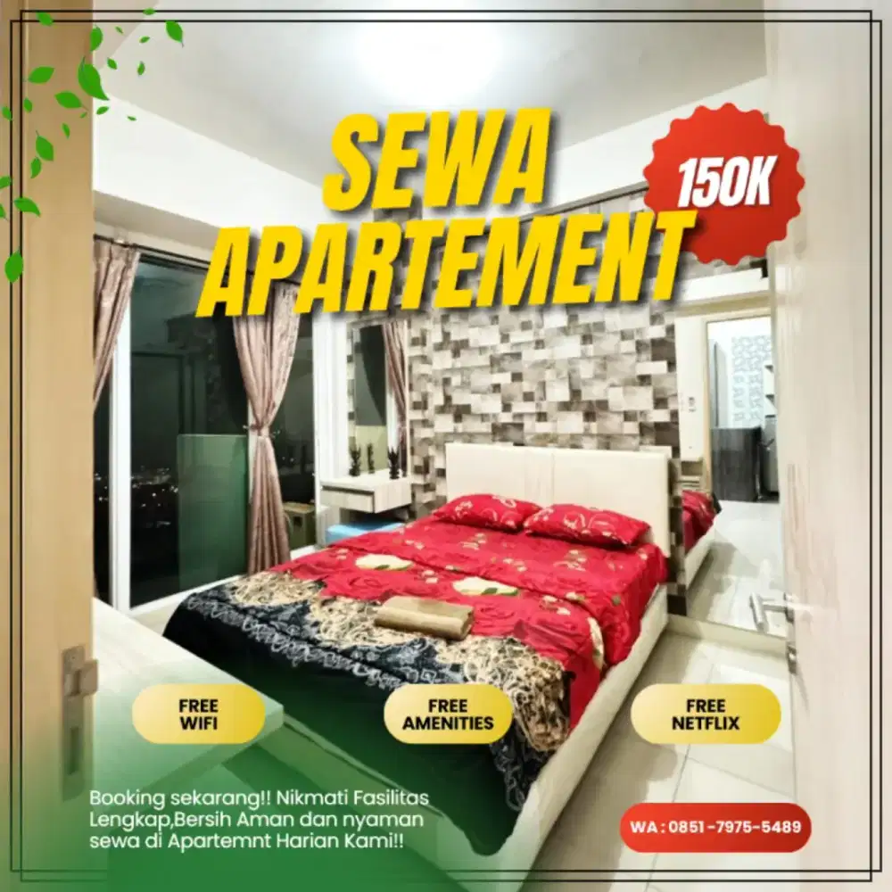 Sewa Apartemen GREEN PRAMUKA Jakarta Pusat Harian/Transit termurah