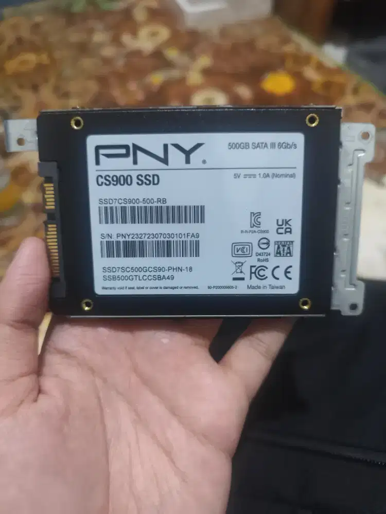 Jual ssd sata 500 gb merk pny