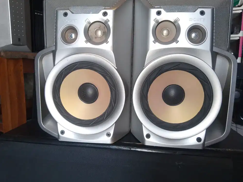 Sony VX Speaker Gold series, 8 ohm, 5 way, full ori, box utuh, Japan