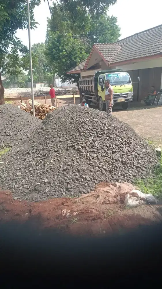 Batu kali pasir urug limestone abu batu pasir bangka sirdam