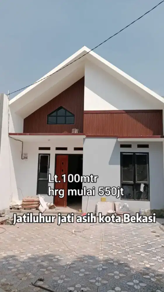 Rumh Lt 100 mtr Jatiwarna Jatiluhur masuk mobil