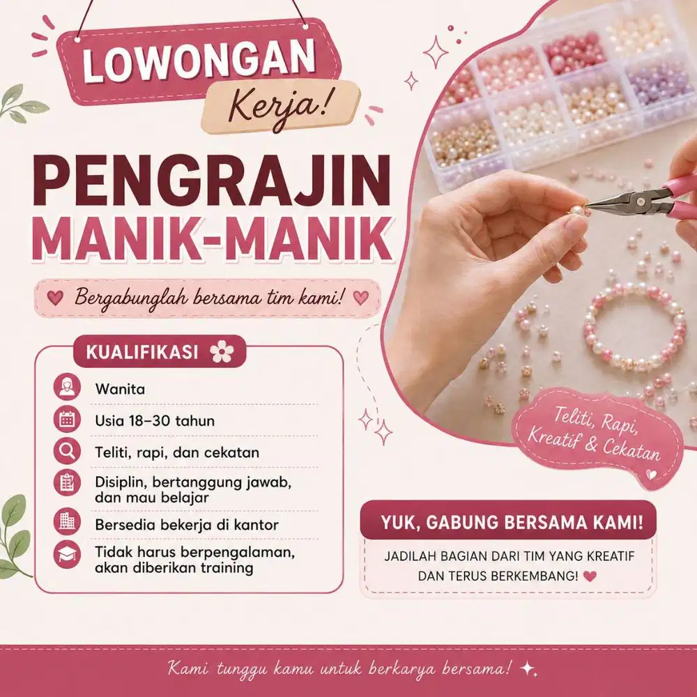 Produksi Kerajinan Manik