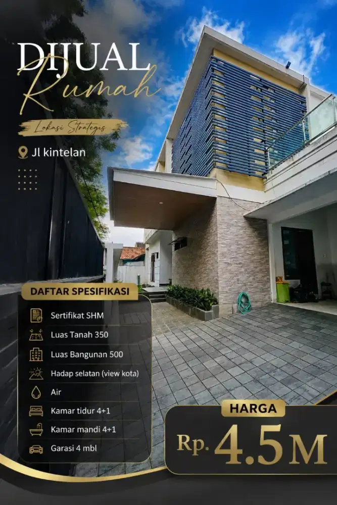 DIJUAL 2LT VIEW LOK STRATEGIS KINTELAN LUAS CEPAT SEGERA