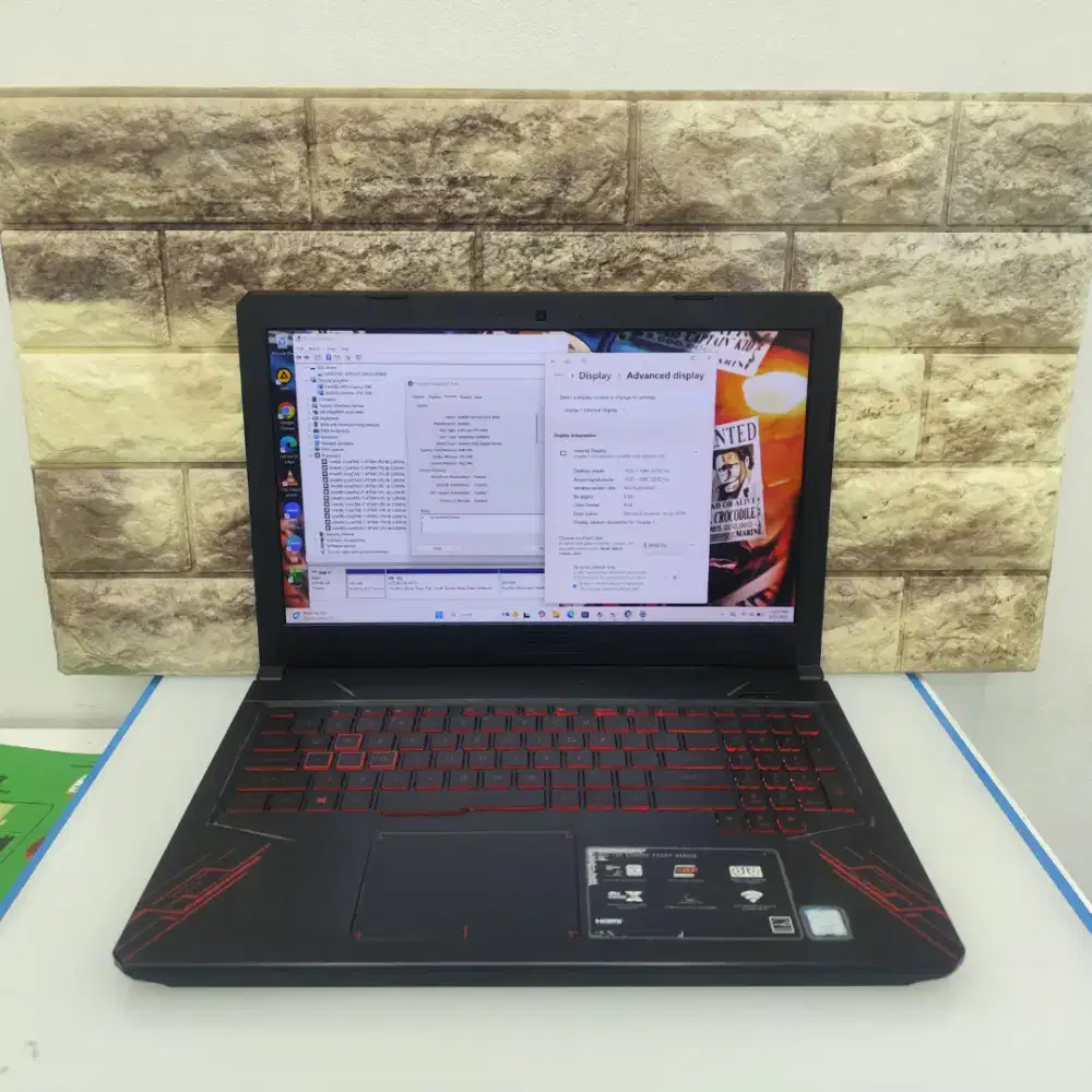 Asus Tuf Gm Fx504gd Core i7-8750H Ram 8GB Ssd 512GB GTX 1050 4GB FHD