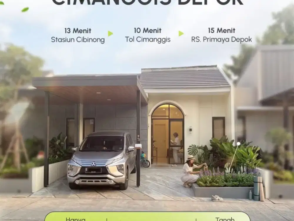 Rumah ready di cimanggis 499jt free All in