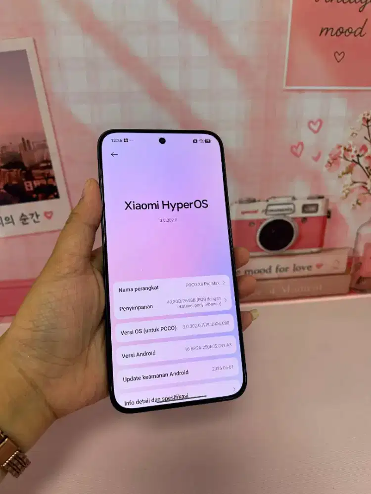 Poco X8 Promax 12/256GB
Fullset orian
