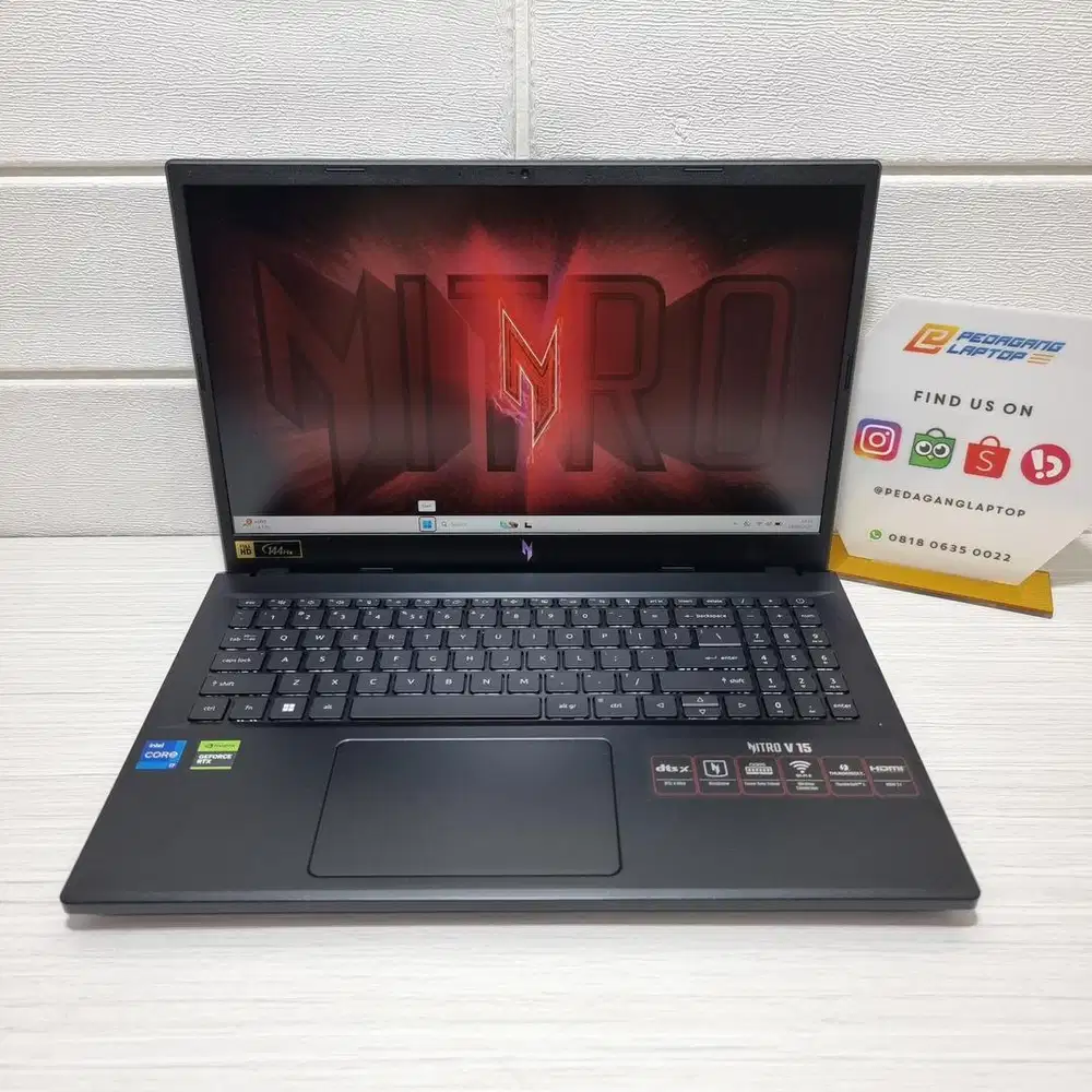 ACER NITRO V15 Intel Core i7-13620H RAM 16GB SSD 512GB RTX 2050 FHDIPS