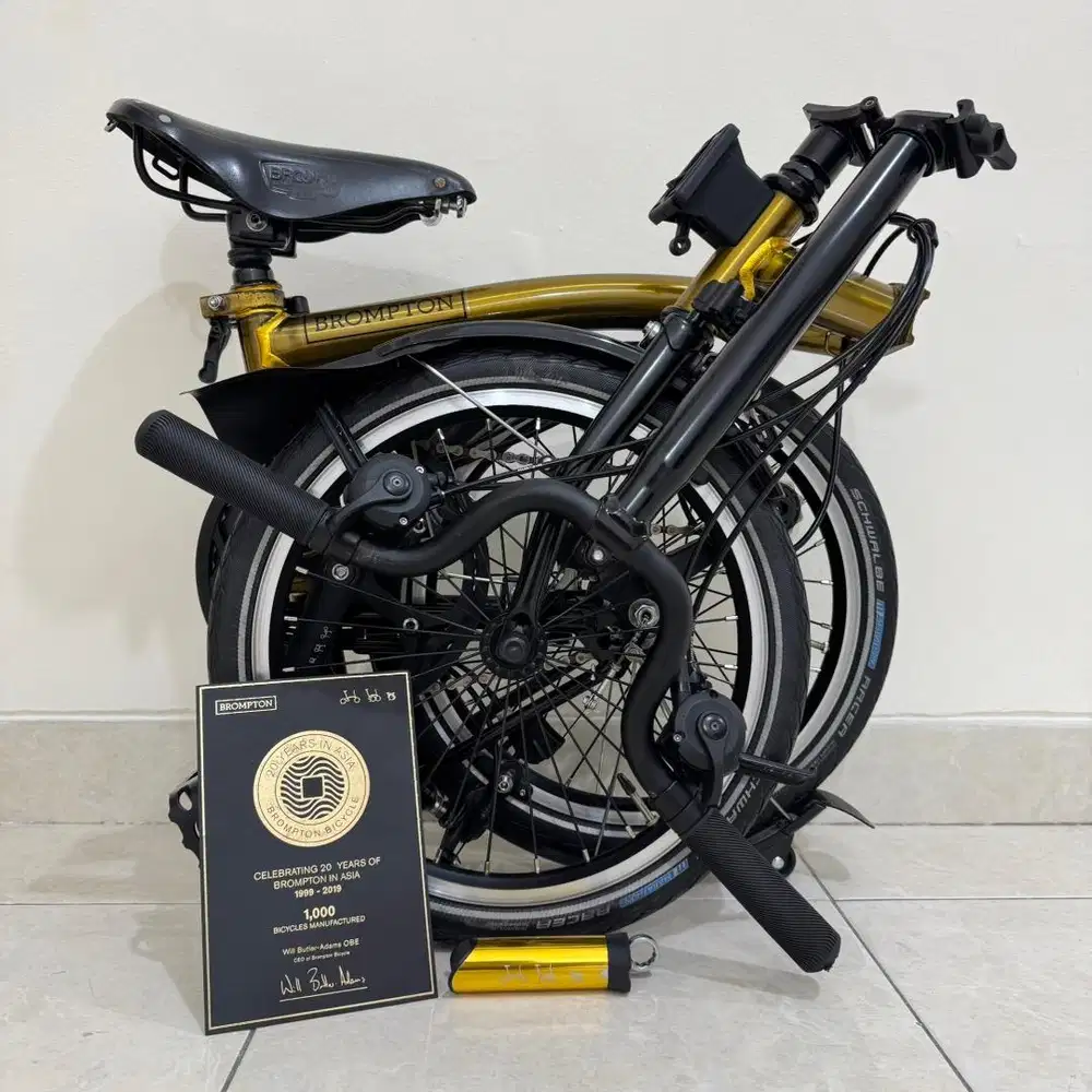 BROMPTON H6L ASIA GOLD LIMITED EDITION 2019 - LIKE NEW
