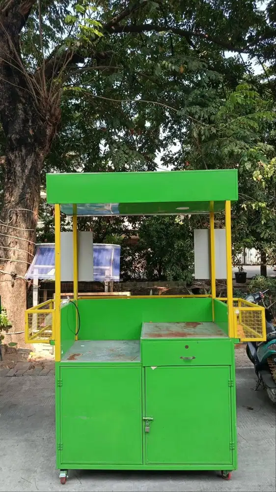 Booth Container - Gerobak Usaha Cocok Untuk Kuliner UMKM Siap Pakai