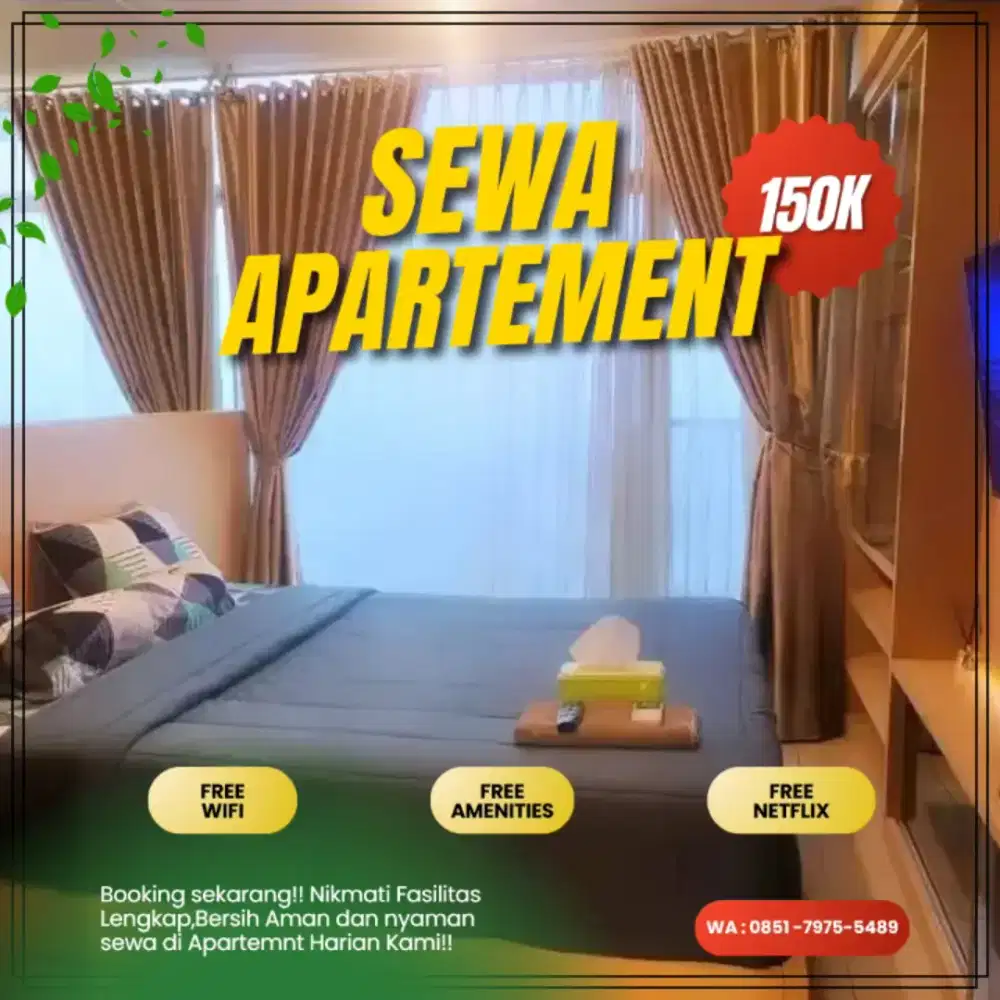 Sewa Apartemen SENTRA TIMUR PULOGEBANG Jakarta Harian/Transit Murah