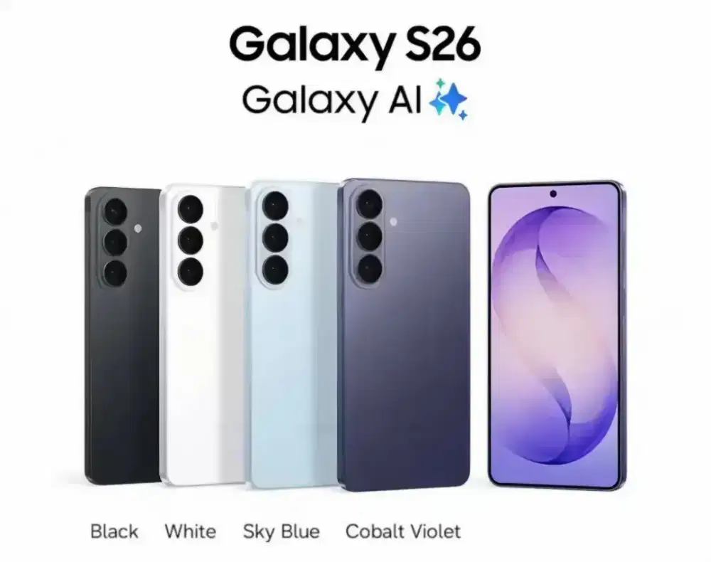 Ready Stock New Samsung S26 Base Model | Cash & Kredit