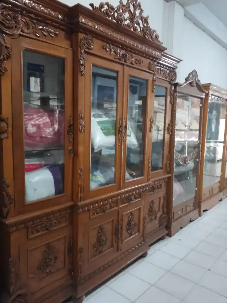 CREDIT LEMARI JATI TANPA DP