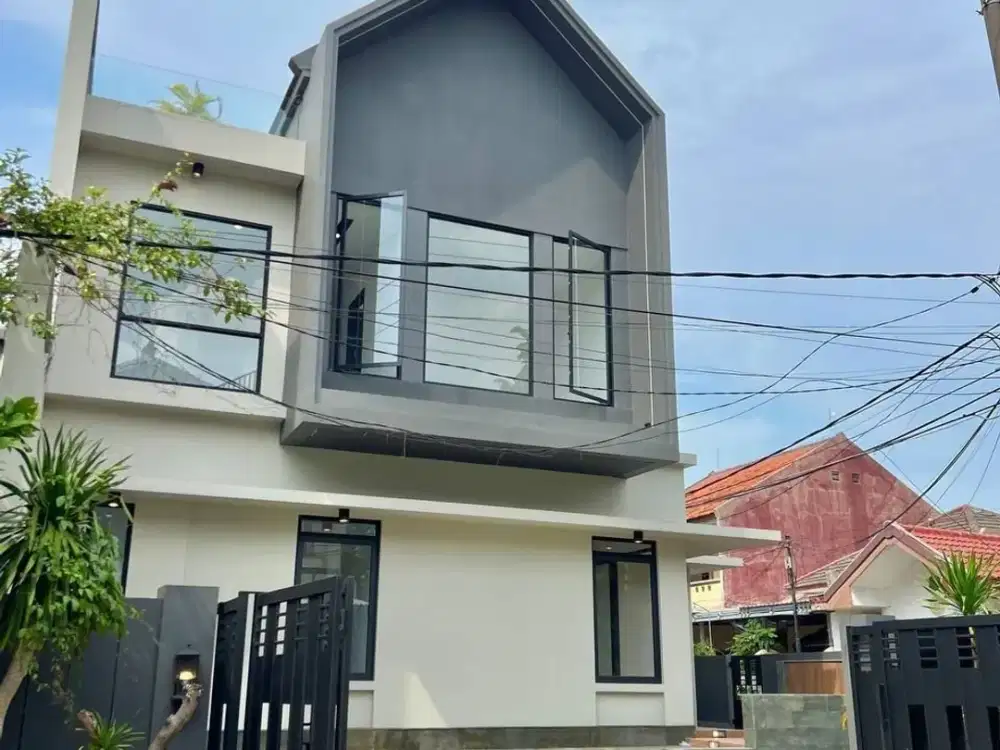 Dijual rumah baru hook siap huni babatan pantai