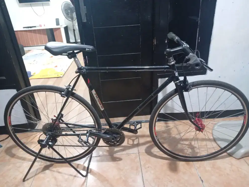 Sepeda kalcer frame Japan rata air