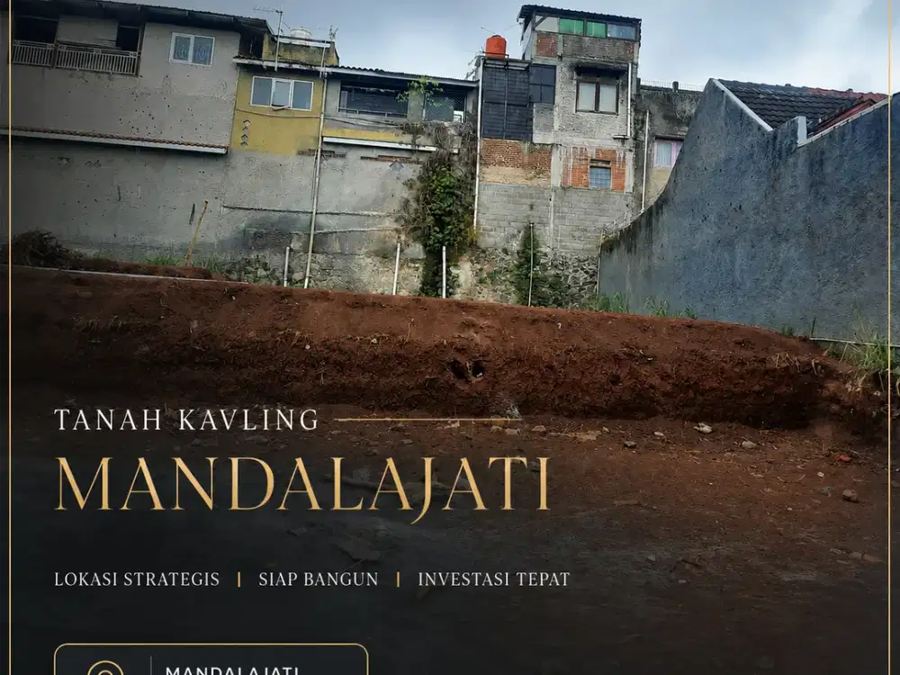 TANAH KAVLING MANDALAJATI SHM,SIAP BANGUN
