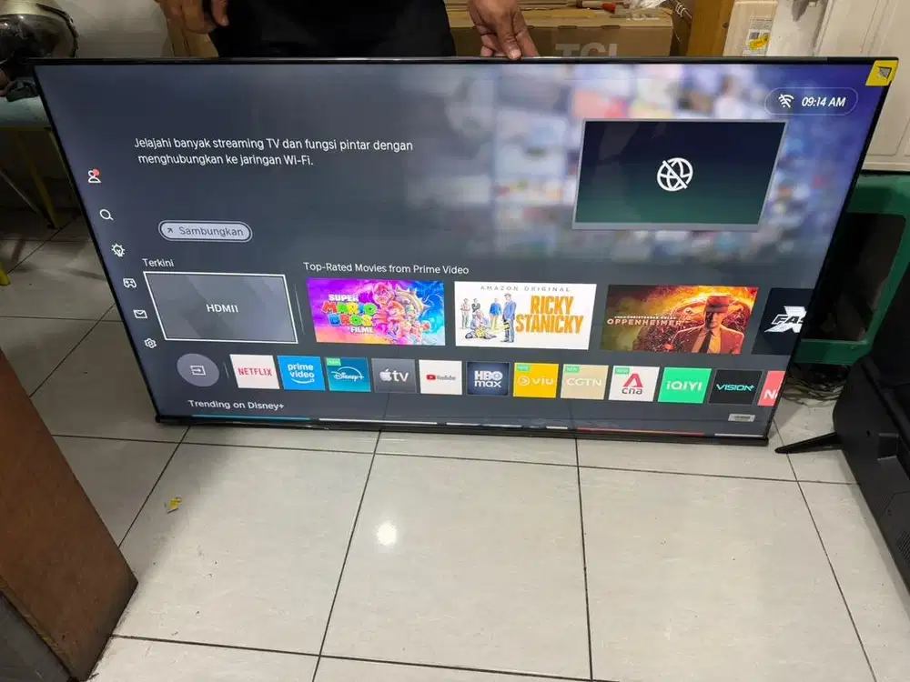 Smart tv 4K toshiba 55 inch mulus 1000% seperti baru fullset