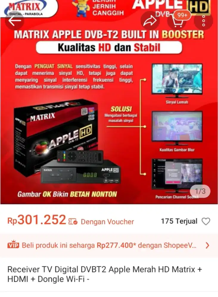 STB Matrix Apple HD