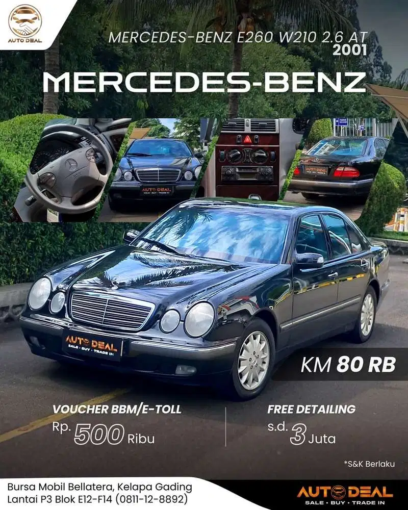 Mercedes-Benz E260 W210 2001 Bensin Bukan E240