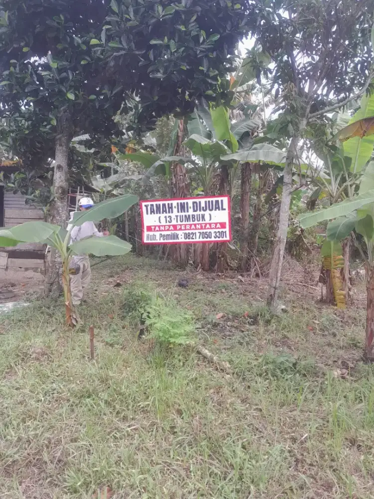 Tanah seluas 1355 m di jual