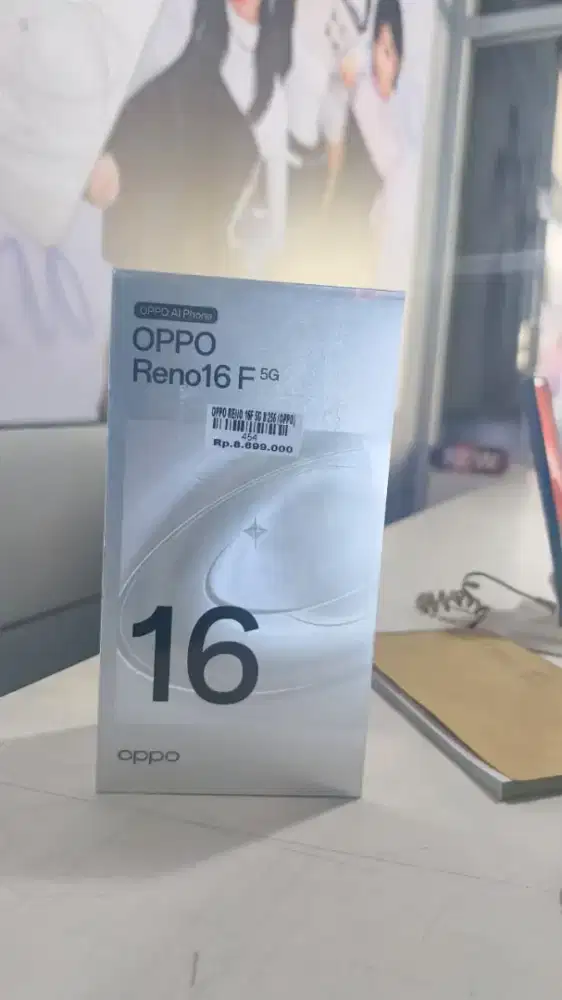 OPPO RENO 16F 5G 8/256 GB READY STOK DI TOKO ATLANTIS JEMPONG