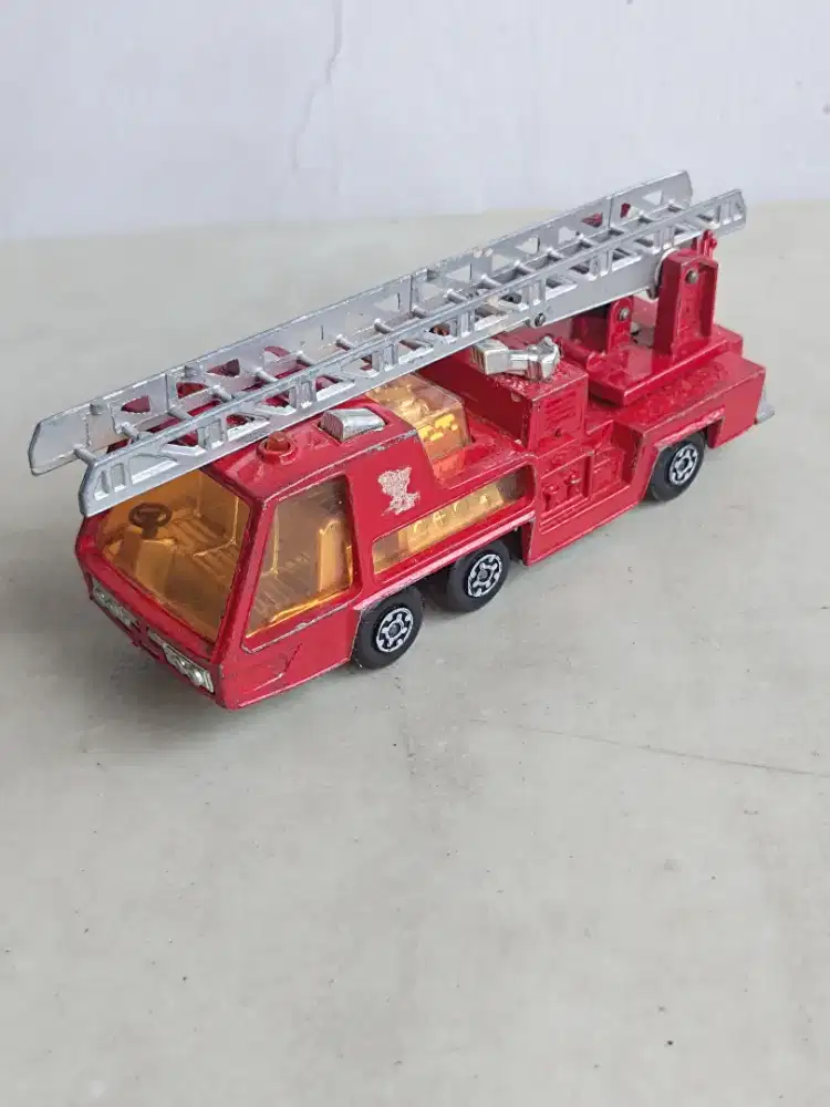 Matchbox Super Kings K-9 Fire Tender Merah Lesney England 1972 Diecast