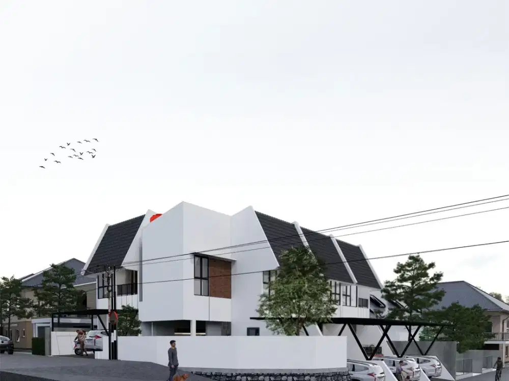 Dijual Rumah Modern 3 Kamar Dekat Jl A H Nasution