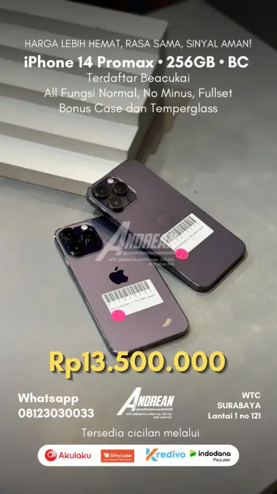 iphone 14 promax 256gb Beacukai