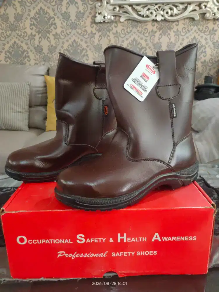 Sepatu Safety Dr. Osha Nevada Boot Brown