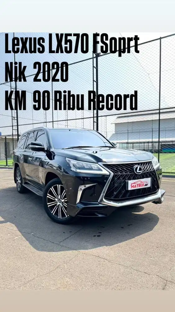 Lexus LX570 FSport Nik 2020 Black on black Siap pakai
