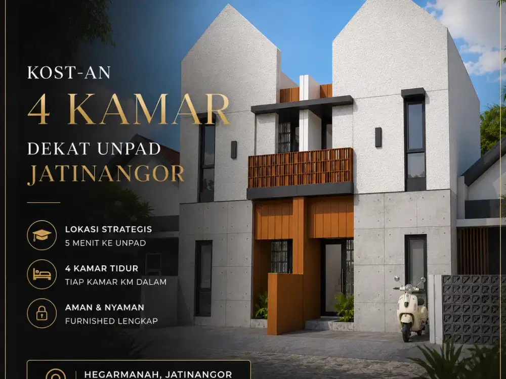 KOST-AN 4 KAMAR DEKAT UNPAD DI JATINANGOR BANDUNG
