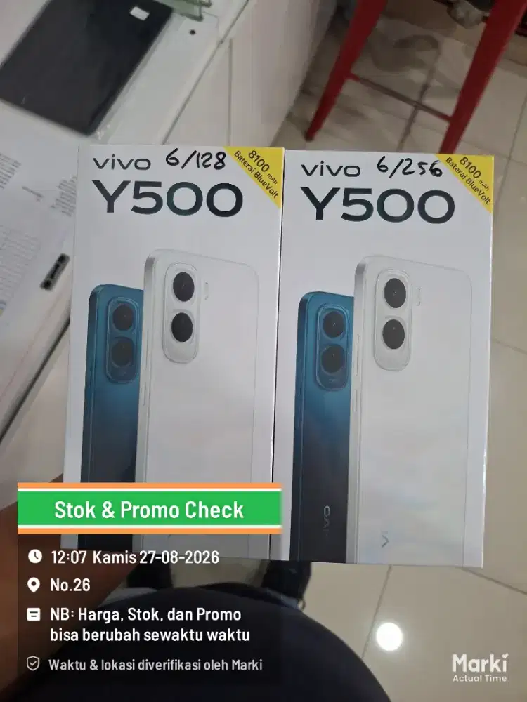 NEW VIVO Y500 SERIES. LAYAR AMOLED 120HZ. PROMO TERMURAH