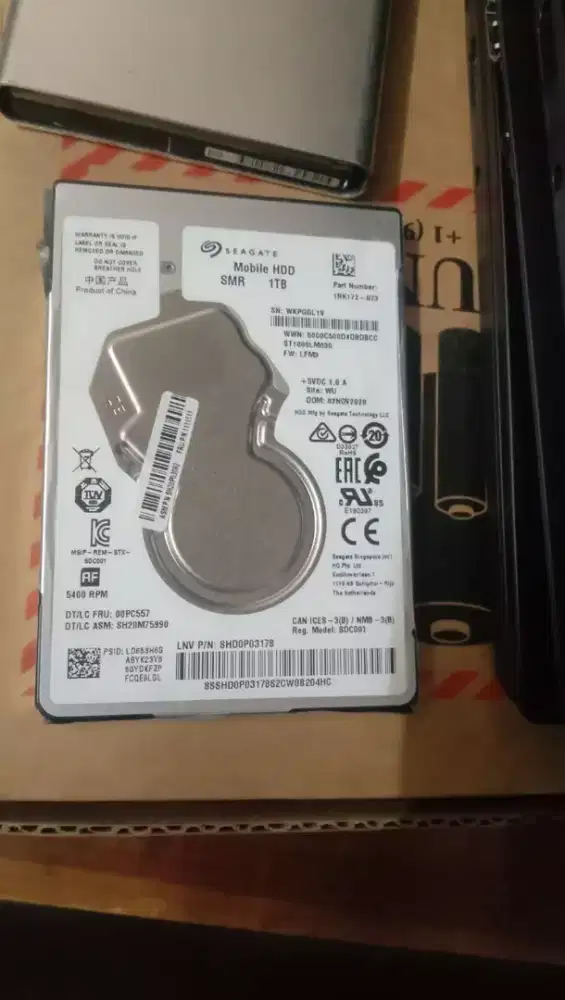 HDD Laptop 1tb Seagate slim