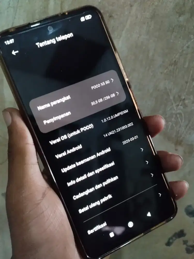 Poco x5 8/256 5G lengkap