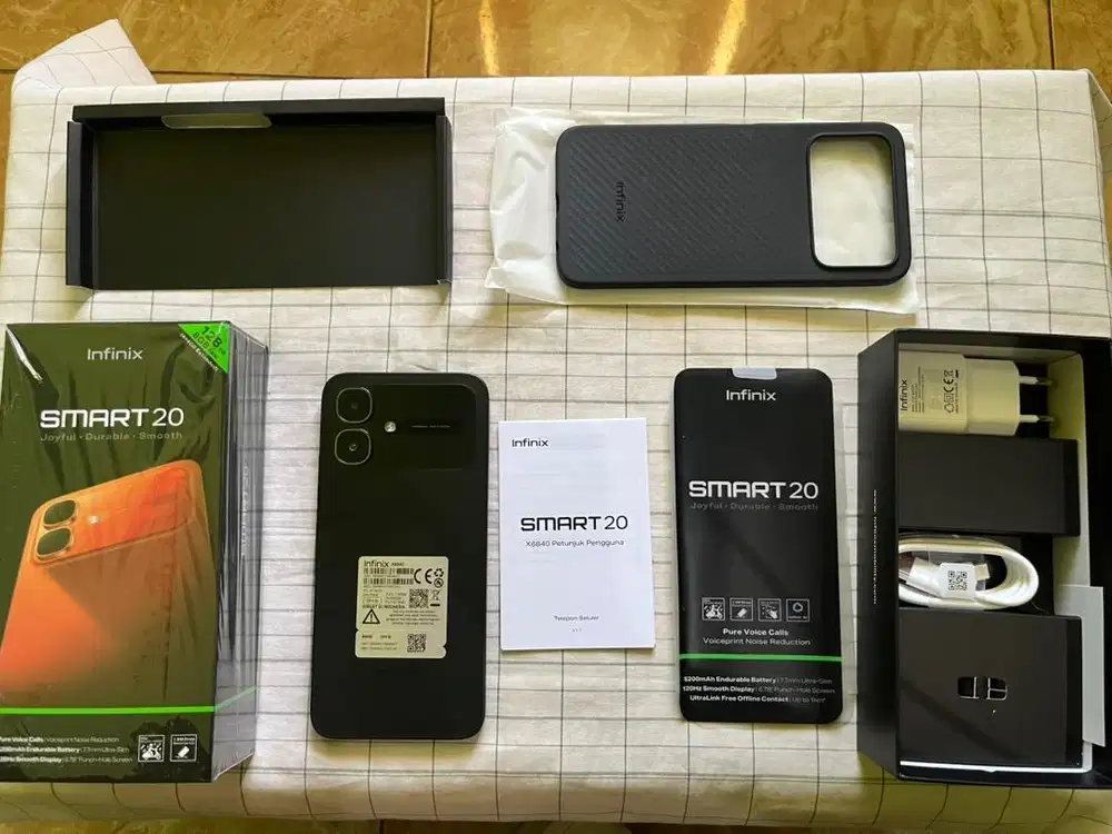 INFINIX SMART 20 4/128 20 HARI PAKAI GRESS OPEN DUS FULLSET ORIGINAL