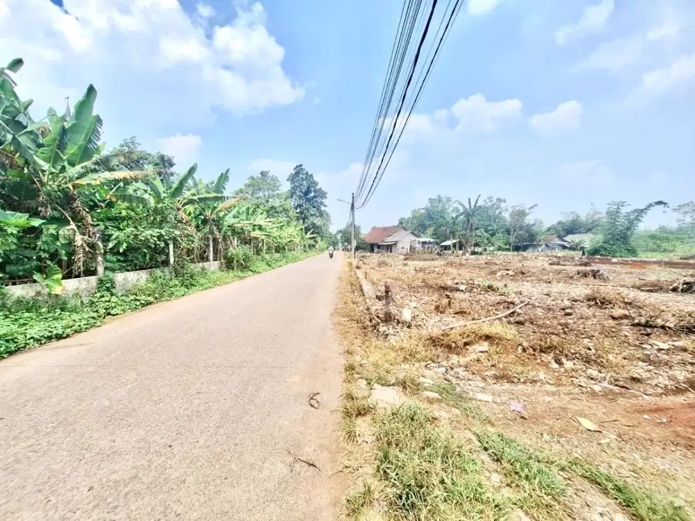 Dijual Tanah Kavling 1 Juta-an/m2, 10 Menit ke Stasiun Jatake