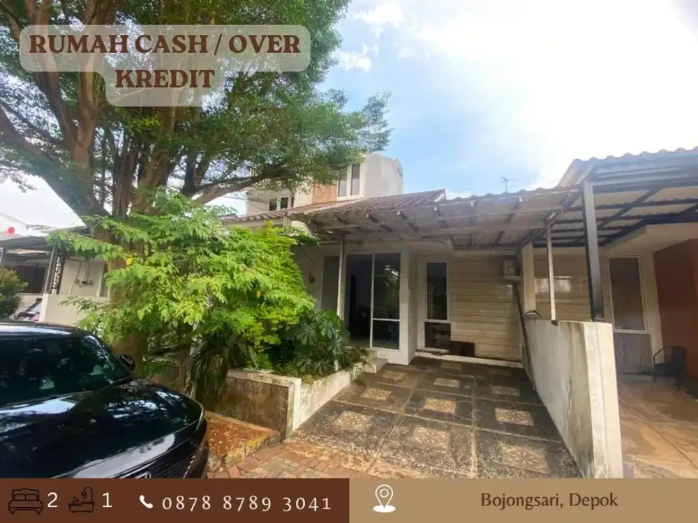 Jual Rumah CASH LT96 dkt Tol bs OVER KREDIT di Bojongsari Depok