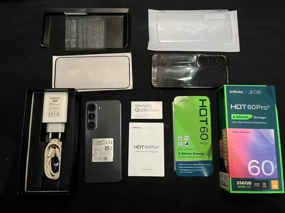 INFINIX HOT 60 PRO PLUS 8/256 99% MULUS PEMAKAIAN SINGKAT HP KEDUA