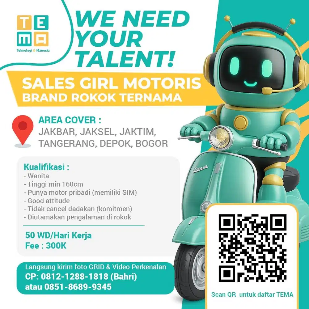 SPG Motoris Brang Rokok (Jabodetabek)