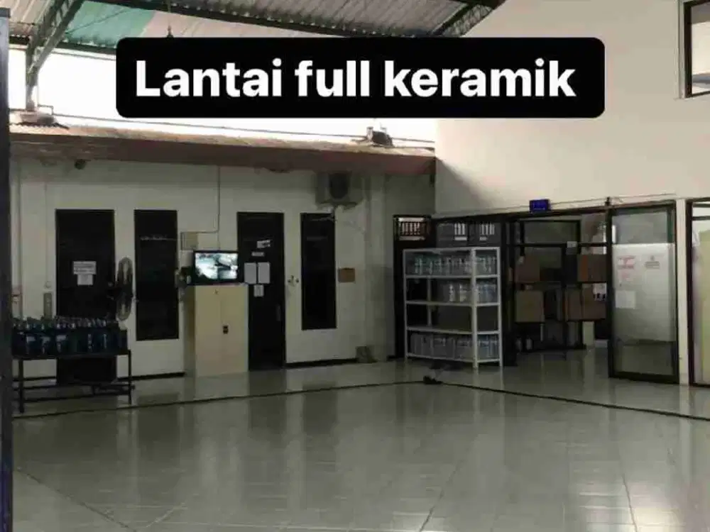 Di jual Gudang murah luas 600m keramik siap pake