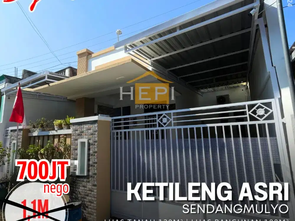 Dijual Rumah di Ketileng Asri Kedungmundu Semarang