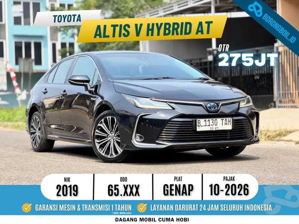 Toyota Altis V Hybrid AT Hitam Metalik 2019