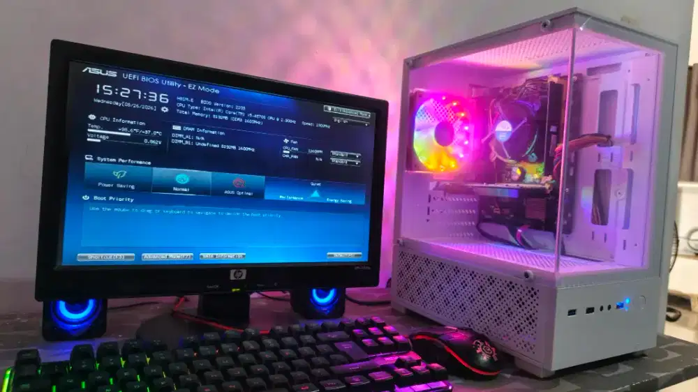 PC CPU Gaming Editing Full Set Monitor Intel i5 4570 RAM 8GB VGA DDR5