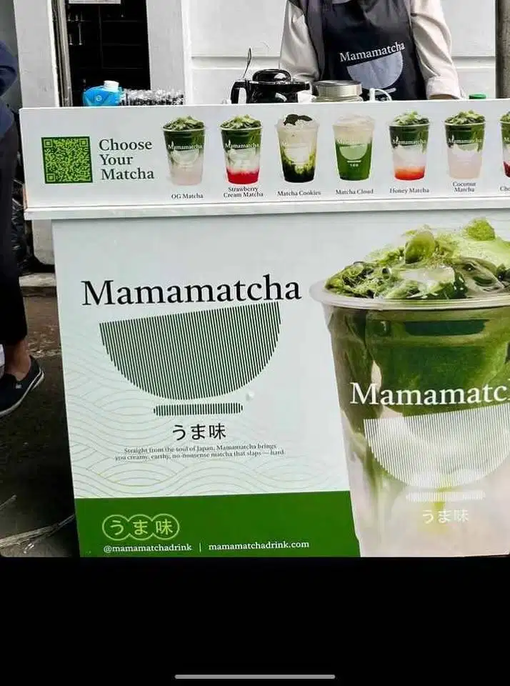 Booth Matcha 1 set beserta kelengkapannya , kondisi bagus sekali