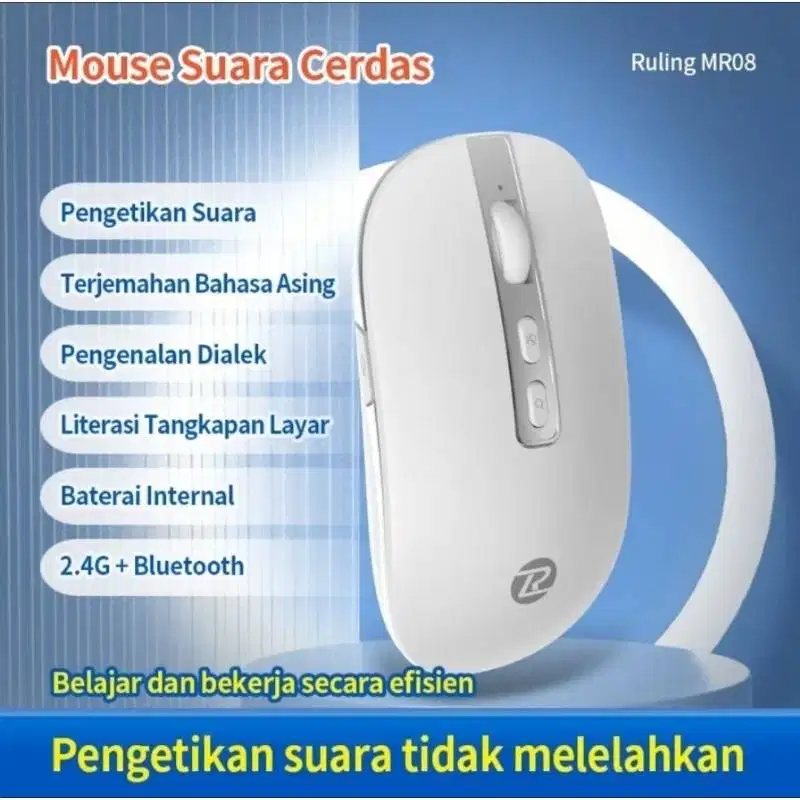 [NEW] Mouse AI Rulink MR 08 warna putih