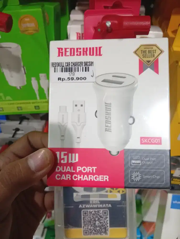 REDSKULL CAR CHARGER SKCG01 l ATLANTIS DAHSYAT