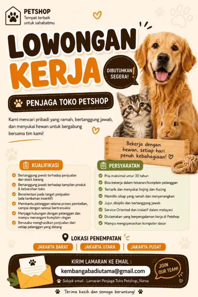 Penjaga toko (PETSHOP)
