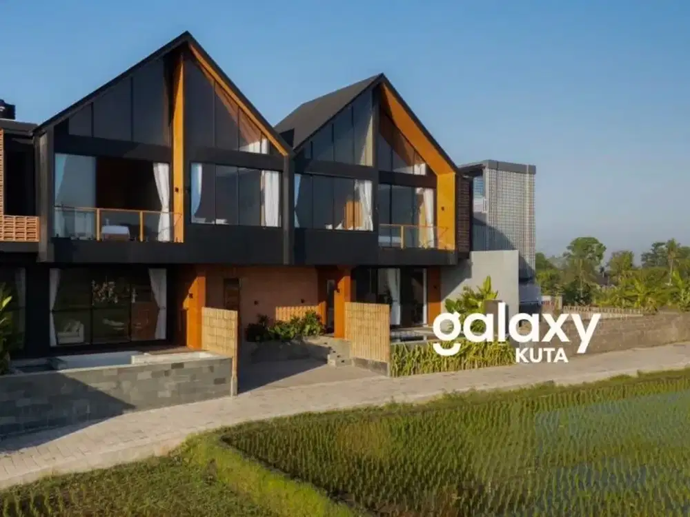DIJUAL VILLA VIEW SAWAH DEKAT BEBEK TEBA DI SINGAKERTA UBUD GIANYAR