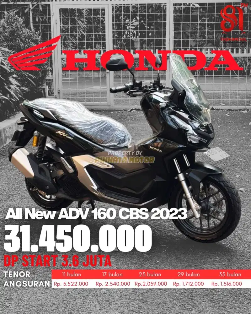 CREDIT DP MULAI 3.6 JUTAA ADV 160 CBS ISS ESP 2023 !!!