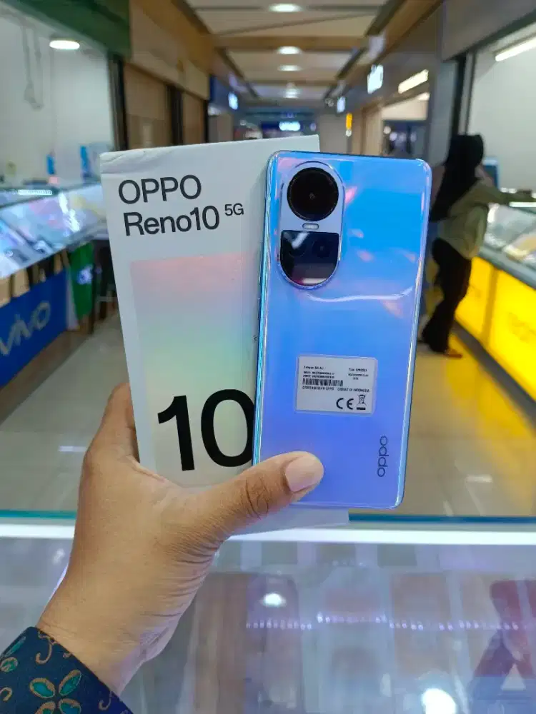 Oppo Reno 10 5G 8/256 Blue Super Premium 100% Resmi Oppo Indonesia