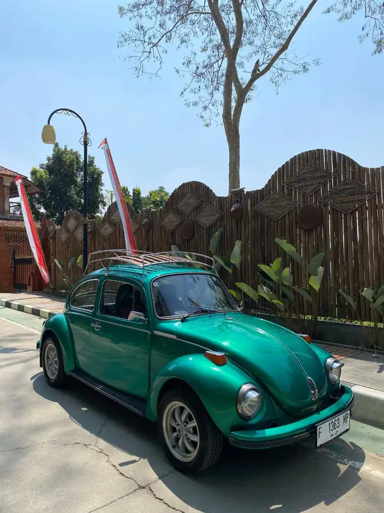Volkswagen kodok 1303 1974 green hijau bu Volkswagen Beetle 1973/1975